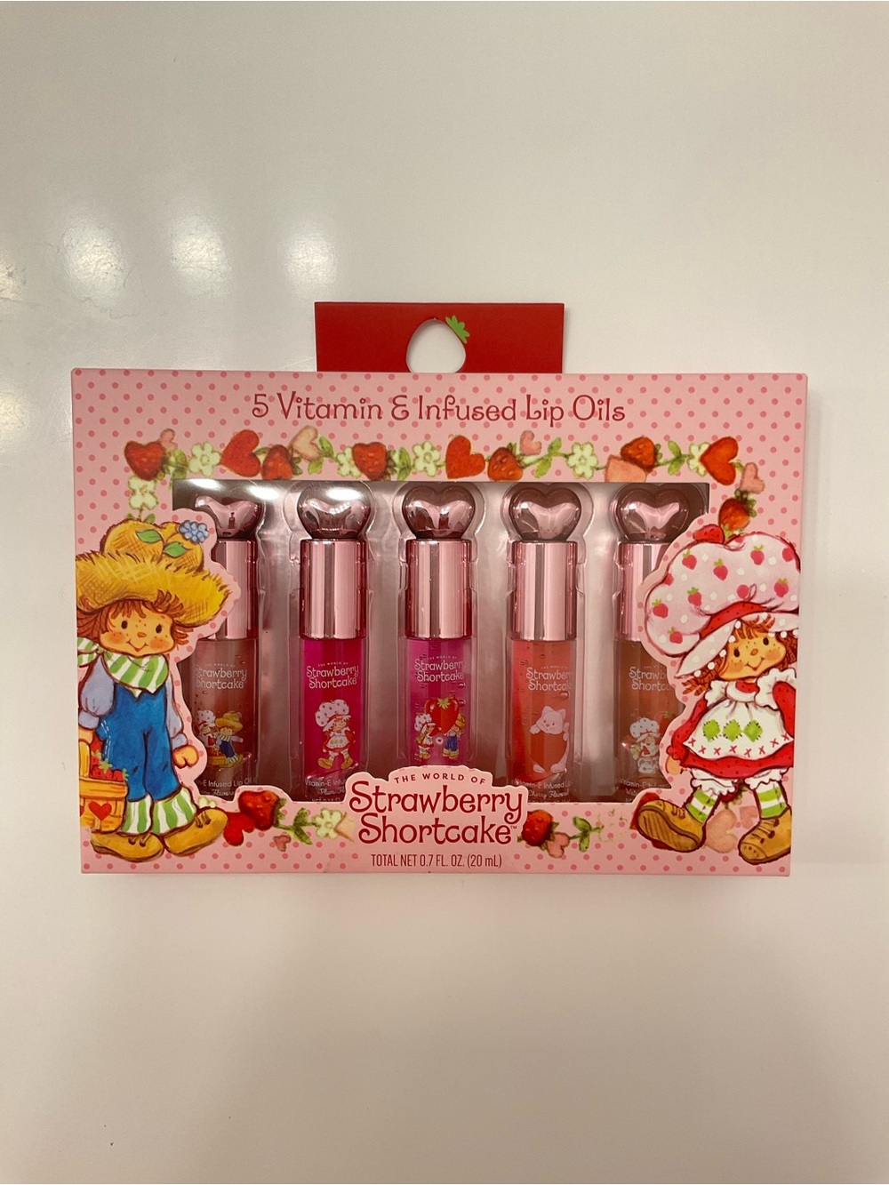 NIB 5pcs Strawberry Shortcake Vitamin & Infused Lip Oils